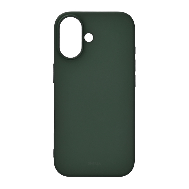 Onsala Phone Case with Silicone Feel Olive Green - iPhone 17