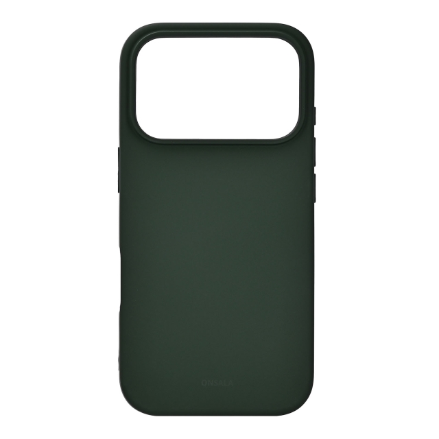 Onsala Phone Case with Silicone Feel Olive Green - iPhone 17 Pro