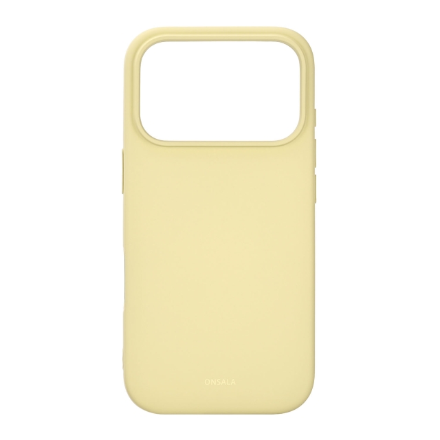 Onsala Phone Case with Silicone Feel Lemon - iPhone 17 Pro