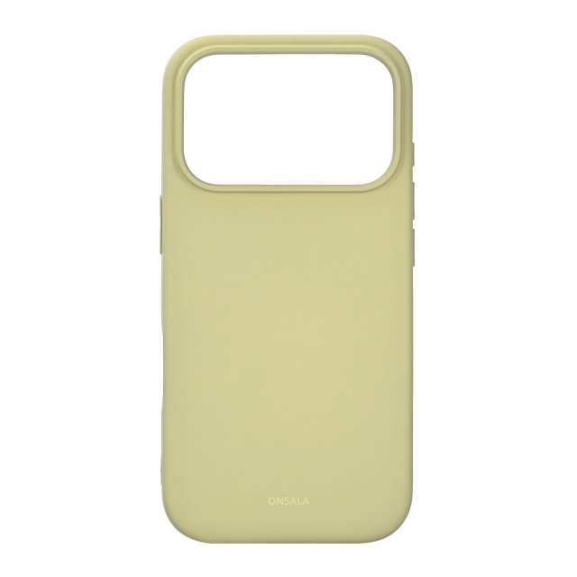Onsala Phone Case with Silicone Feel Lime - iPhone 17 Pro