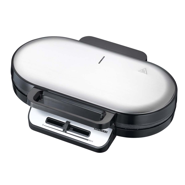 MELISSA Double waffle maker 1200W Black / Stainless Steel