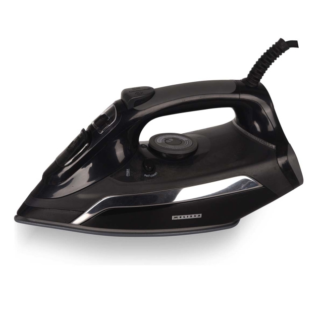 MELISSA Steam iron with ceramic soleplate 2500W Black