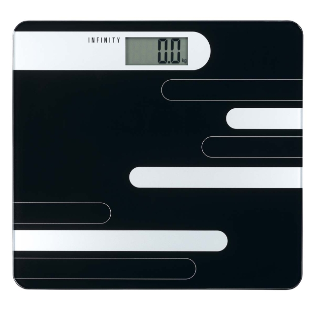 MELISSA Personal body scale 180 kgs Black / Silver