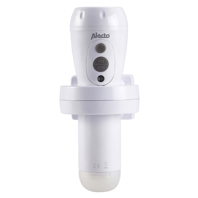 Alecto Rechargeable LED-flashlight White