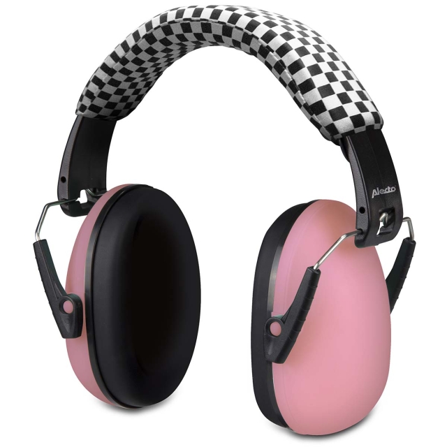 Alecto Earmuffs for babies and toddlers Pink