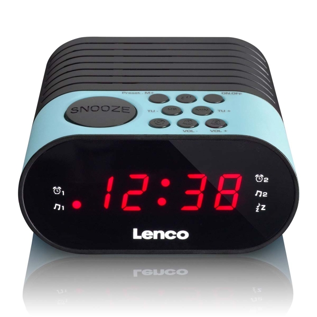 Lenco Clock radio Blue