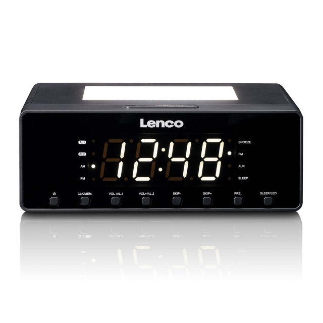 Lenco Clock radio with night light