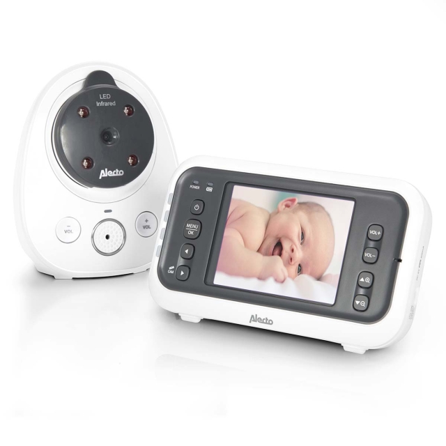Alecto Video baby monitor with 2.8" color display White / Anthracite