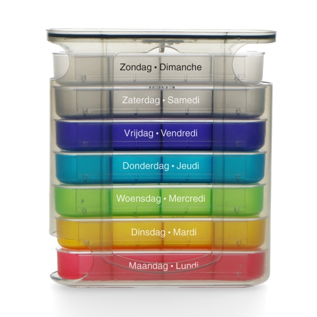Fysic Weekly stackable pill organizer