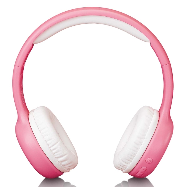 Lenco Kids Bluetooth® headphone with stickers Pink