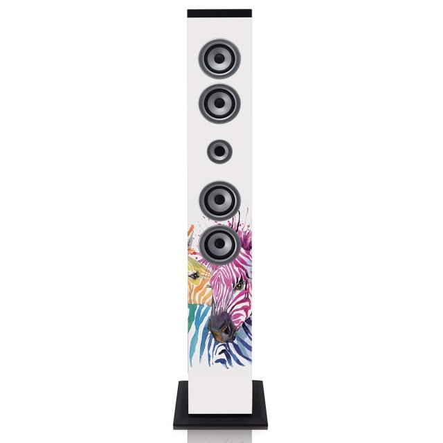 ICES Tower speaker, bt, pll fm, usb