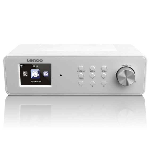 Lenco Kitchen Internet Radio with FM White