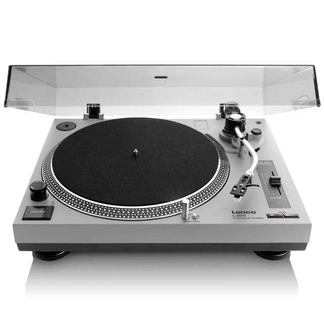 Lenco Turntable direct drive PC encode CE-UK Grey