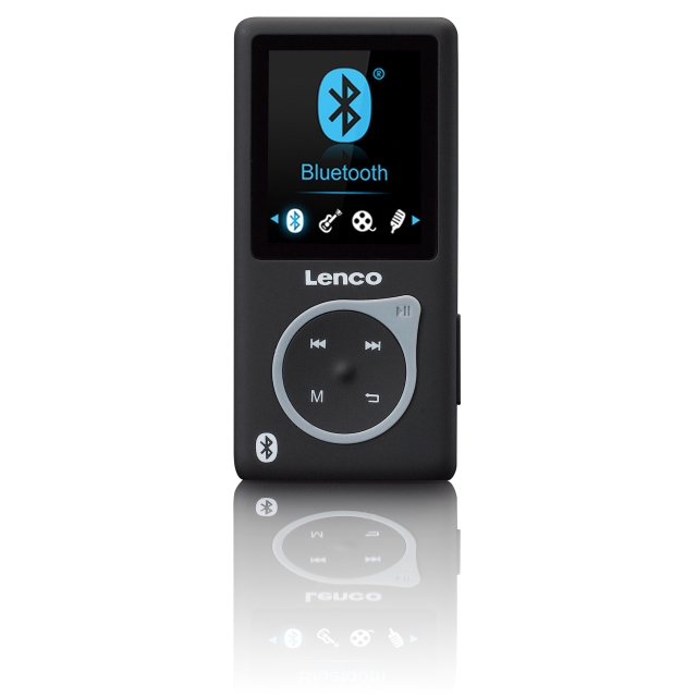 Lenco MP3/MP4 Player with Bluetooth® Black