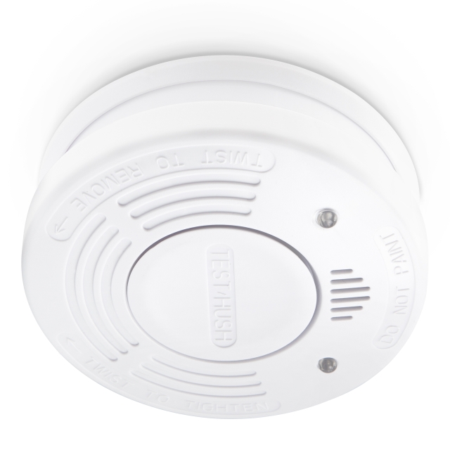 Alecto Smoke detector with 10 year battery life + hush