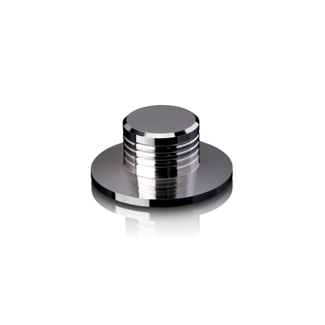 Lenco Chrome-plated record stabilizer Turntable weight Silver