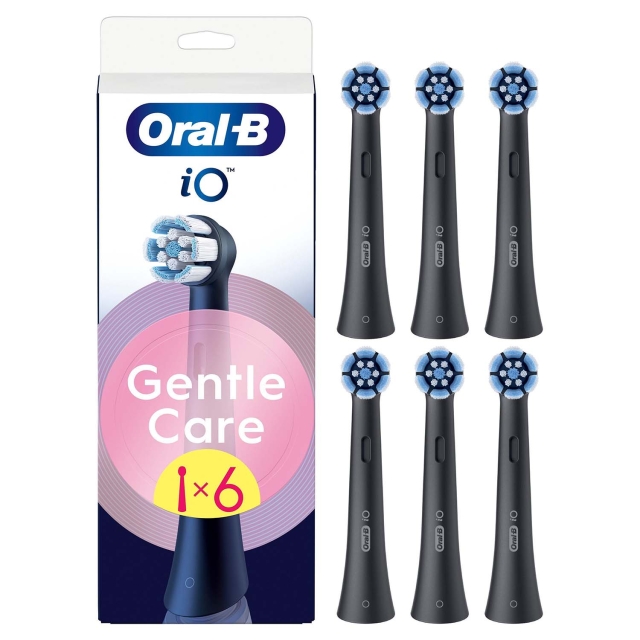 Oral B Brush head iO Gentle Care Black 6pcs