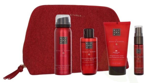 Rituals Ayurveda Travel Exclusives 215 ml Foaming Shower Gel 50ml/Shower Oil 75ml/Body Cream 70ml/Body Mist 20ml
