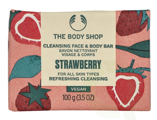The Body Shop Strawberry Cleansing Face & Body Bar 100 g