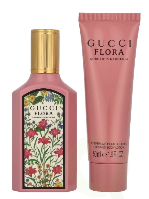 Gucci Flora Gorgeous Gardenia Giftset 100 ml Edp Spray 50ml/Body Lotion 50ml