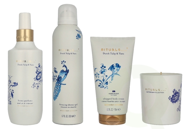 Rituals Amsterdam Collection Large Giftset 690 ml Shower Gel 200ml/Body Cream 150ml/Scented Candle 140g/Home Perfume 200ml