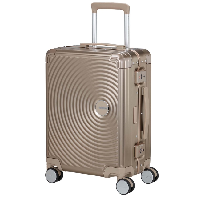 American Tourister Kabinväska Soundbox Aluminium 55 Bronze