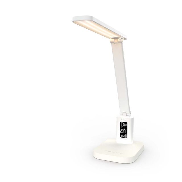 Nedis LED Desk Lamp | Dimmable | 3 Light Modes | 220 lm | Rechargeable | Dimmer - On Product | White
