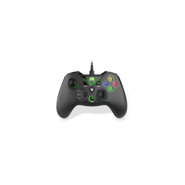 Freaks and Geeks Black Wired Controller for PC with 3M Cable