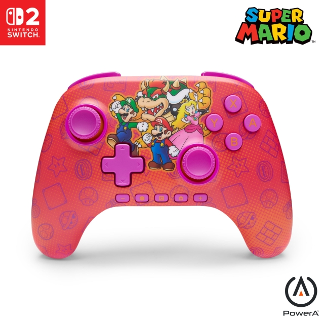 PowerA Advantage Wireless Controller for Nintendo Switch 2 - Mario and Friends