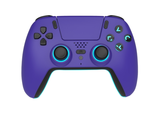 Freaks and Geeks Wireless Bluetooth Controller for PS5- LED - Purple
