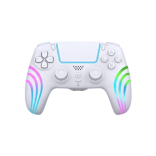 Deep Explorer Wireless RGB Pro controller - Wave W - PS5 (White)
