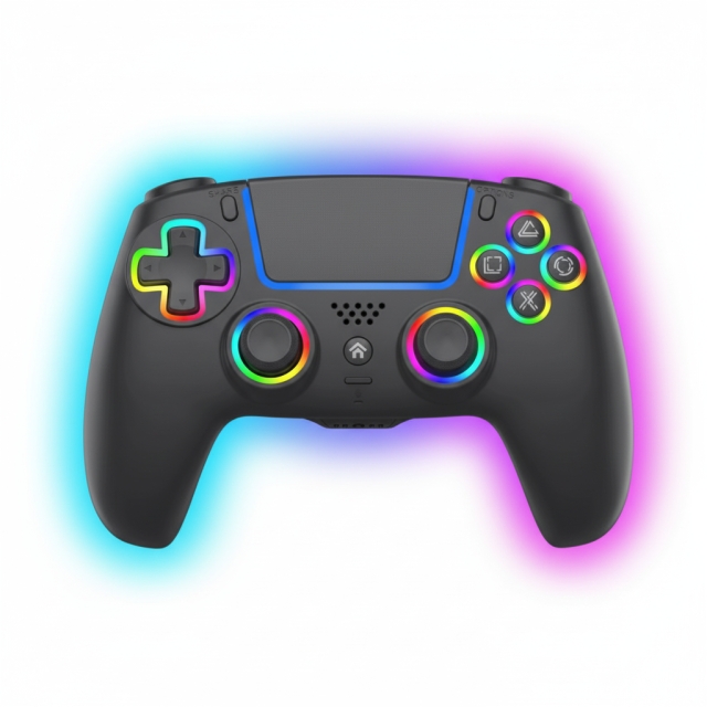 Deep Explorer Wireless RGB Pro controller - PS5 (Black)