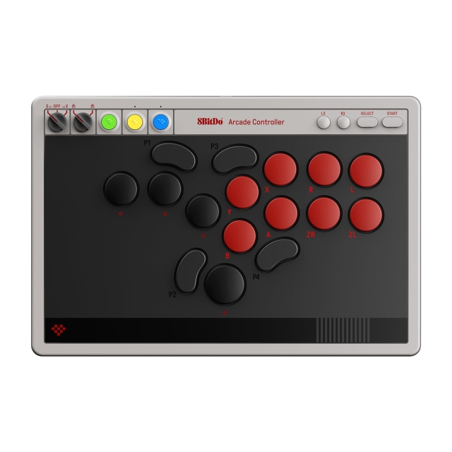 8Bitdo Arcade Controller - Grey