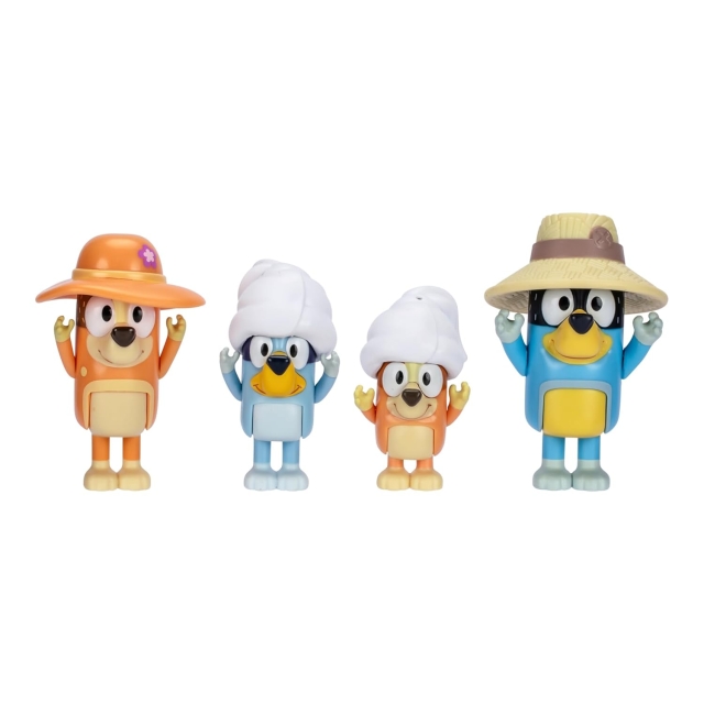 Bluey Figures 4-pack – Family Tent Trip (90267)