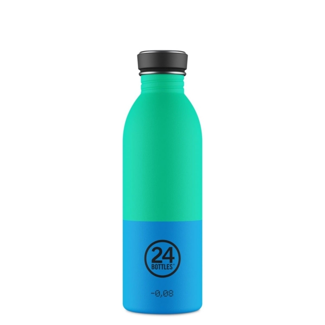 24Bottles Urban Bottle - Wave - Blå, Grøn - 500 ml