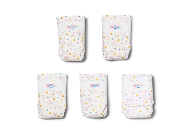 BABY Born Nappies, 5 pack (838358)