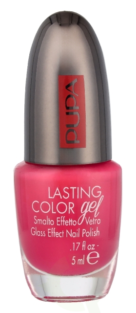 Pupa Milano Pupa Lasting Color Gel Glass Effect Nail Polish 5 ml #128 Spicy Fuschia
