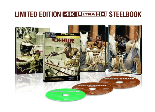 Ben Hur - Steelbook 3-disc (4K UHD + BD)
