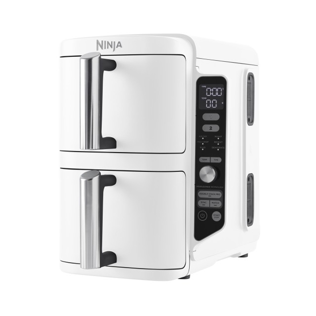 Ninja Double Stack XL - SL400EUWH – Dual-Drawer 9.5 L Air Fryer with SYNC & MATCH