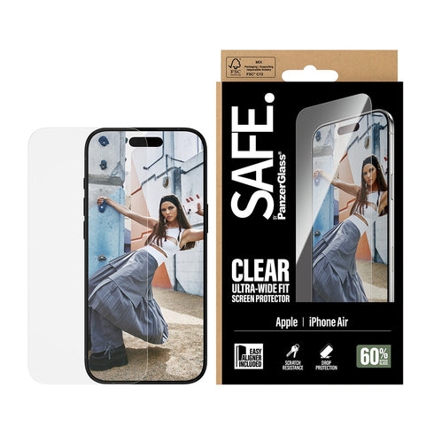 PanzerGlass - SAFE. Screen Protector - iPhone Air - UWF w. EasyAligner