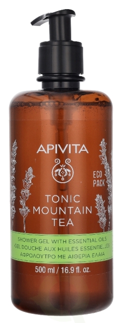 Apivita Tonic Mountain Tea Shower Gel 500 ml