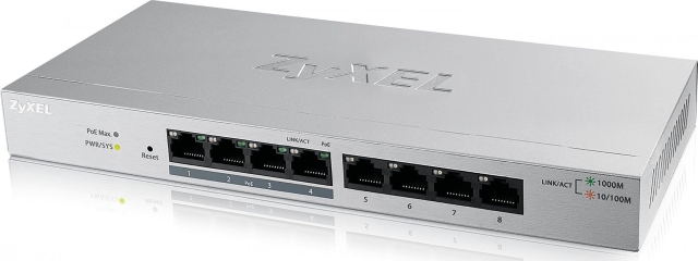 ZyXEL GS1200-8HPv2 - 8-Port Switch A
