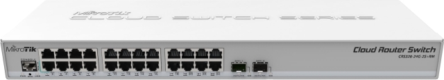 MikroTik Cloud Router Switch CRS326-24G-2S+RM - 24-port switch