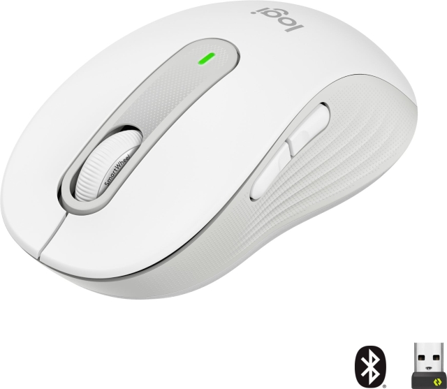 Logitech Signature M650 Wireless Mouse, White