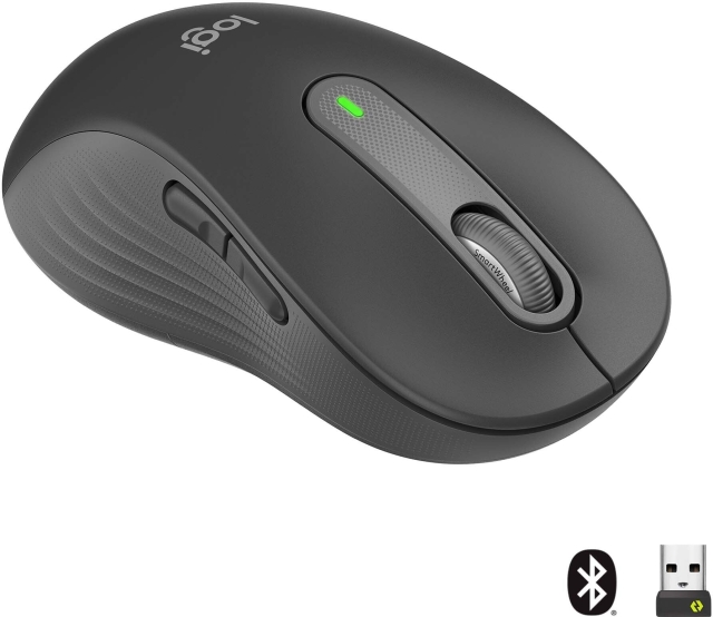 Logitech Signature M650 L LEFT Wireless Mouse, Black