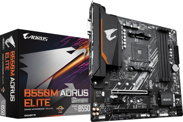 Gigabyte The B550M AORUS ELITE AM4 mATX motherboard