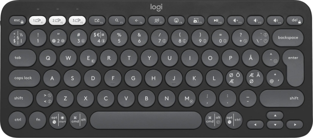 Logitech Pebble Keys 2 K380s Keyboard, Gray