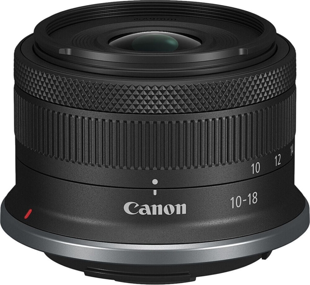 Canon Canon RF-S 10-18mm f/4.5-6.3 IS STM wide-angle zoom lens The