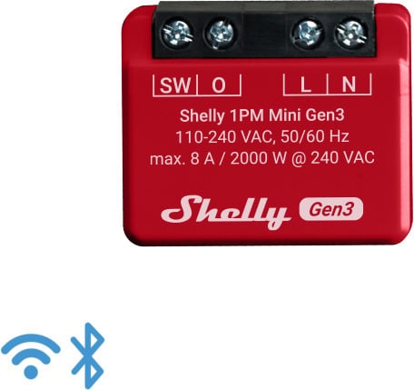 Shelly 1PM Mini Gen3 Wi-Fi Relay Switch