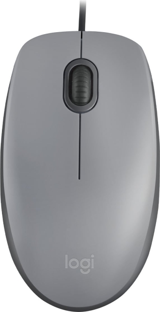 Logitech M110 Silent Mouse, Gray